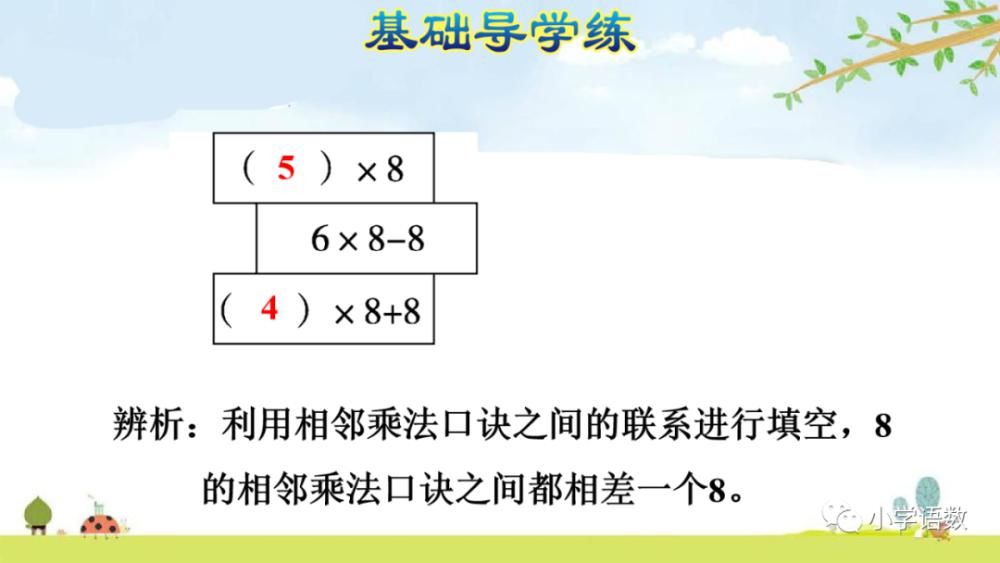 课件|人教版二年级数学上册第6单元《8的乘法口诀》课件及同步练习