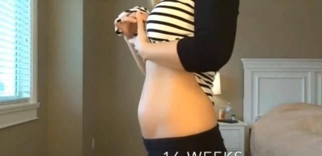 妊娠纹|孕期,孕妇的肚子怎么变化7张图告诉你答案,心疼孕妈