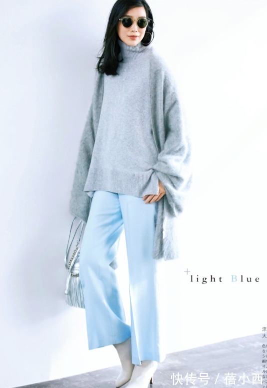 宽松|被日杂博主圈粉,今年冬天裤子流行“穿宽不穿紧”,腿粗的有救了