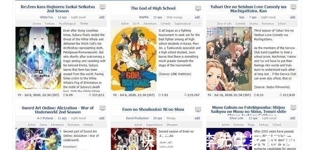 刀剑神域|欧美“新番评分”排行榜公开,为何老外对战斗番如此狂热