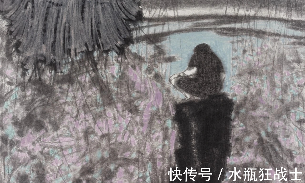 国画家!曹鑫中国画|有意渲染一种神秘而幽深的气氛