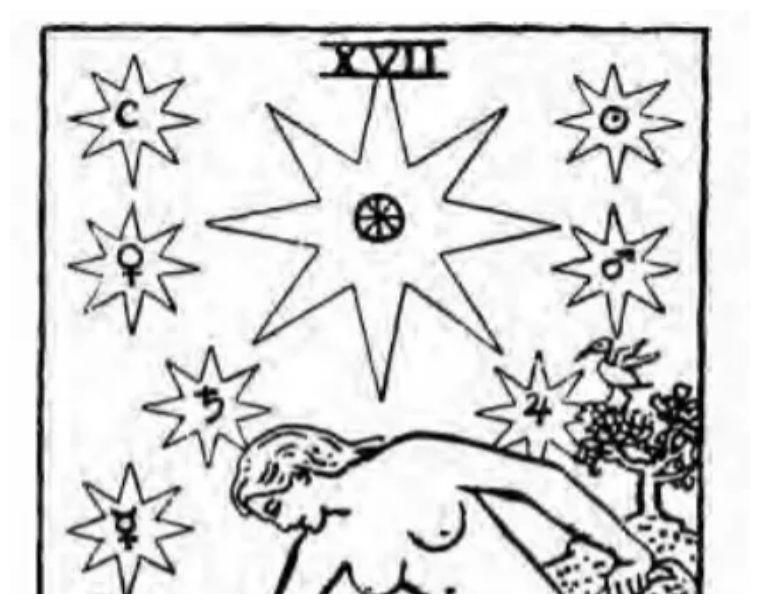残雪现代塔罗韦特塔罗中隐藏的卡巴拉线索——星星牌（中）
