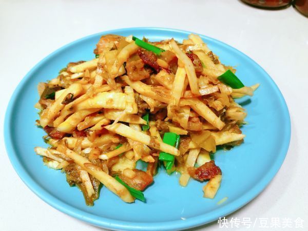 好吃|爆好吃！吃这菜冬笋炒雪菜，米饭你得多备点