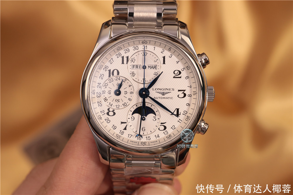 阳哥玩表：KL浪琴八针月相做工如何？来看看实拍评测