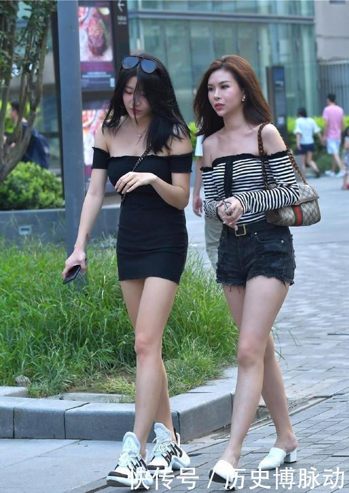 百变时尚的穿搭,短裤和裙子这么搭配,简约大方有气质