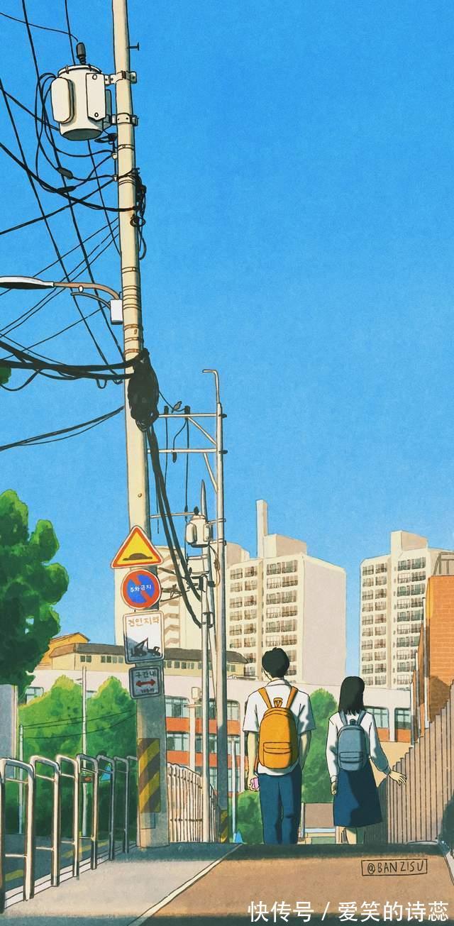 动漫插画壁纸，年少岁月的童话