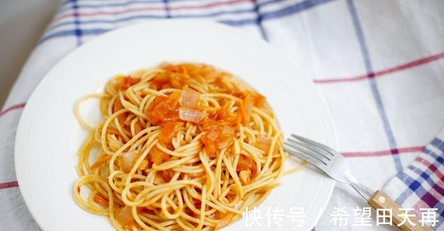 主食|美食中可不能少了主食,番茄意大利面,劲脆可口,咬嚼感十足!