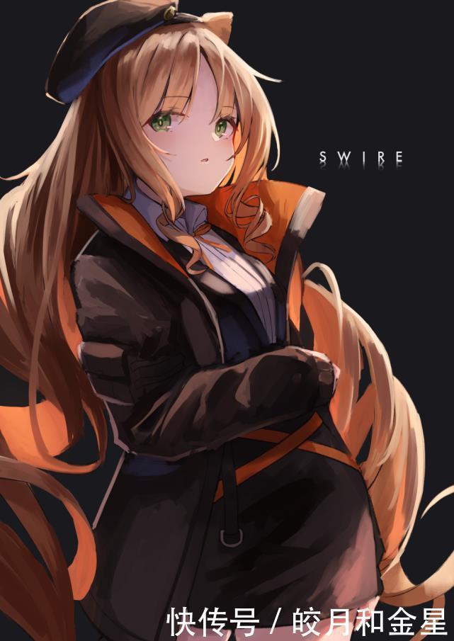 那颗星|二次元美图,明日方舟天上最亮的那颗星是蓝色的!