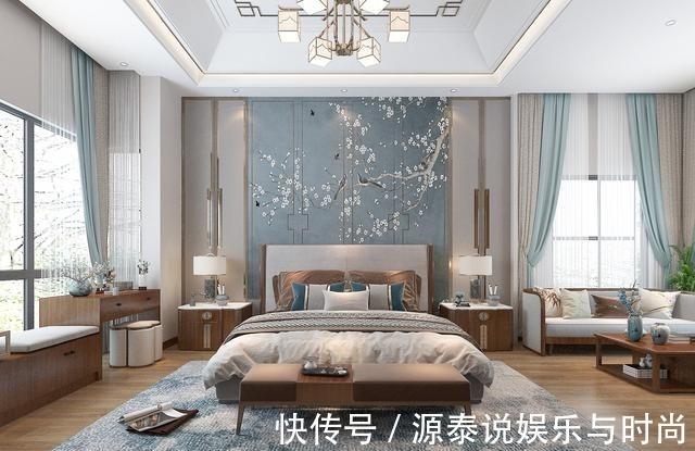 胡桃木|男主坚持要装中式风，以胡桃木搭配灰色调，效果出来引太多人模仿！