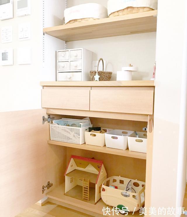 客厅|两个孩子的宝妈,不仅在装修风格上照顾孩子,家里收纳也做得超棒