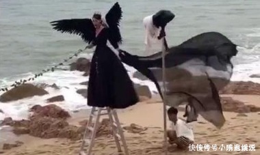 黑色的婚纱|新娘穿黑色婚纱拍结婚照,原片让人狠狠吐槽,成片让所有人都闭嘴了