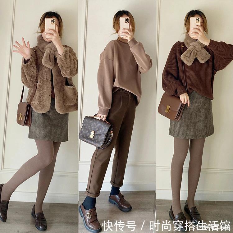 小姐姐|真正见过大世面的女人穿衣多选大地色,时髦衬肤白,建议收藏起来