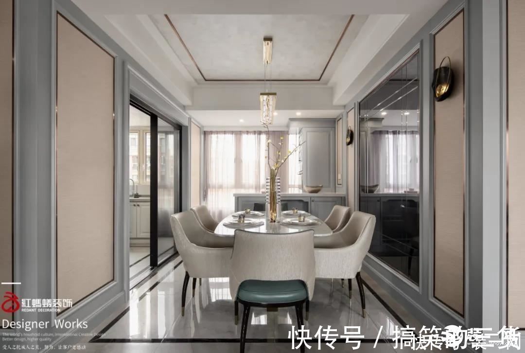 鉴赏|120平轻奢美式风格案例鉴赏，小资一族的情调生活