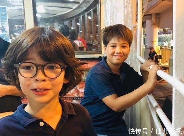 有种"混血"叫吕燕的儿子,遗传了妈妈的塌鼻梁,却意外帅的高级