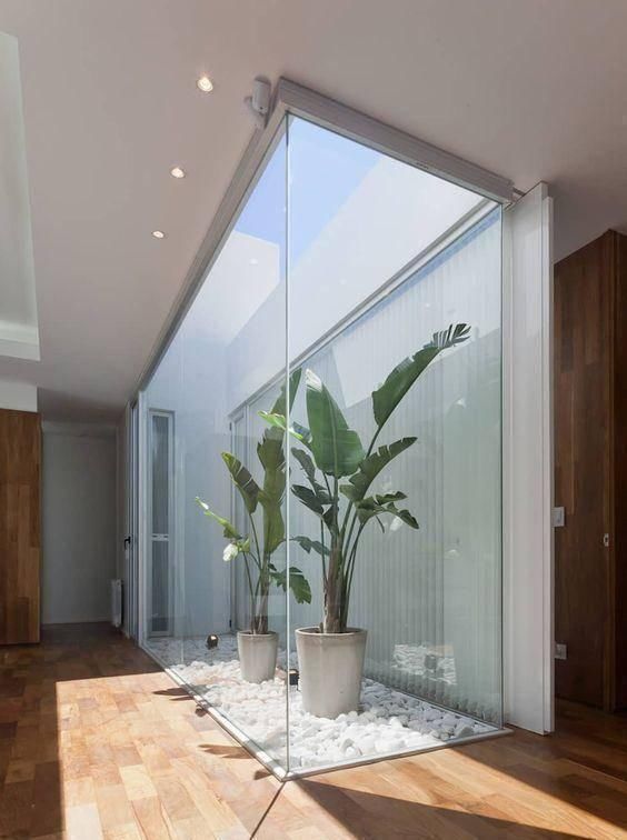 庭院|头一次见到户型不带院子,偏偏要在室内建庭院,没想到还这么漂亮