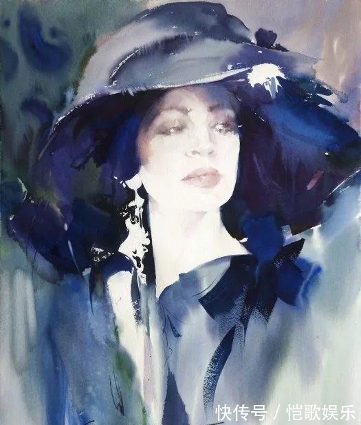 艺术家!水墨韵味,乌克兰艺术家斯拉瓦·普里切德水彩人物作品欣赏