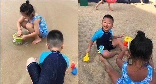 晒伤|宝妈忘给孩子做防晒,早起带娃去海边玩,晚上带回俩“国际友人”