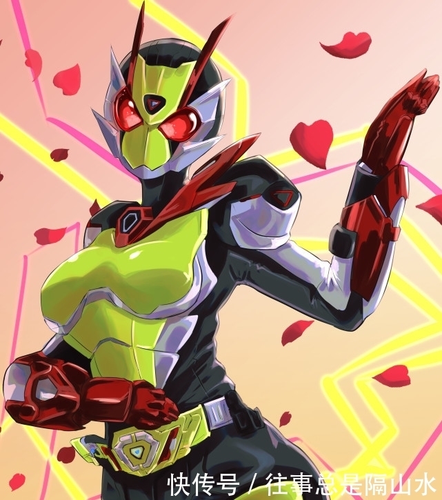 假面骑士:少女自制皮套cos伊兹版零二,这才是漫迷心中的零二