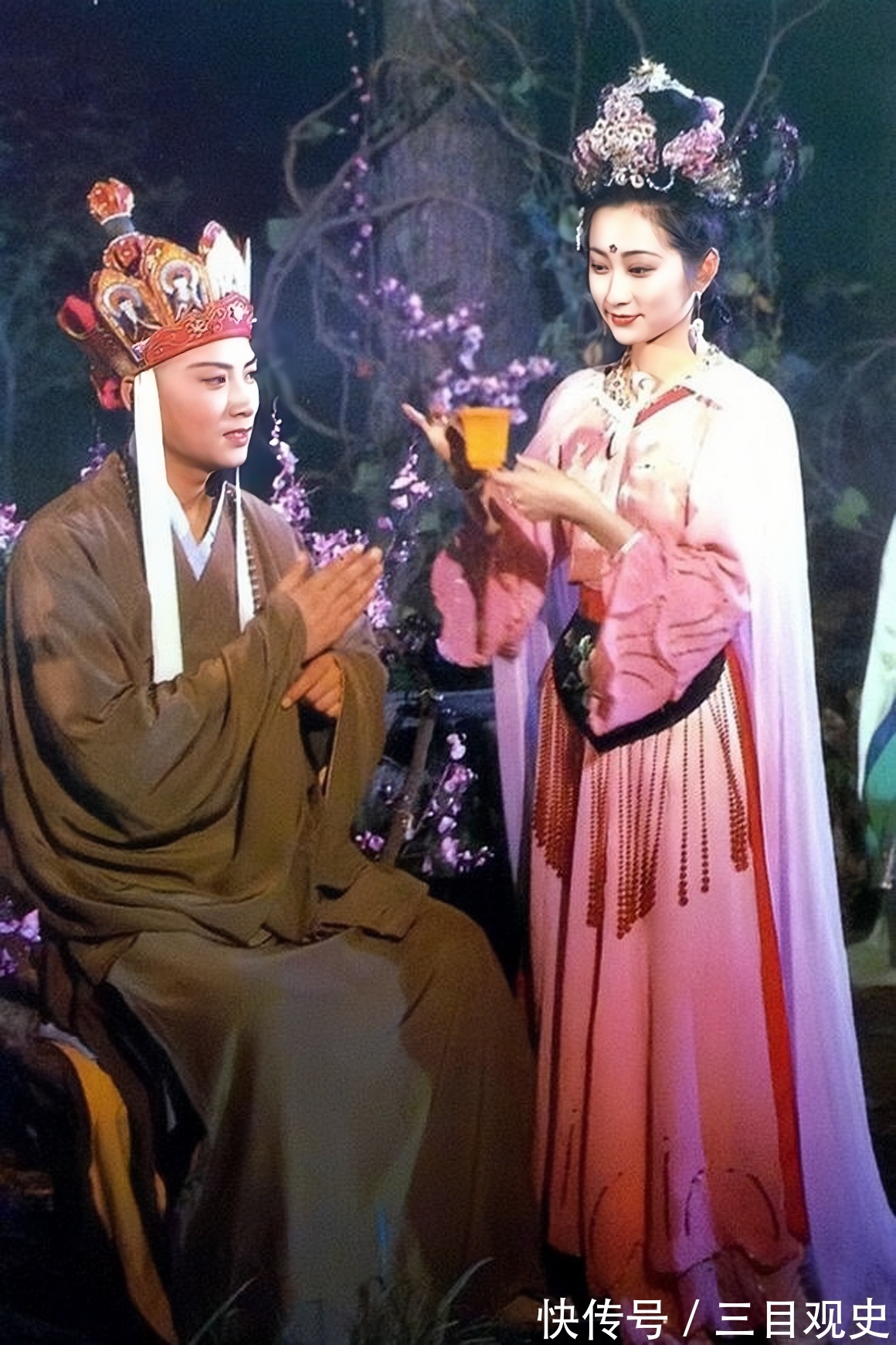 西游记中$《西游记》最文艺的一场戏,杨洁认为最高雅,诗句改成歌曲成经典