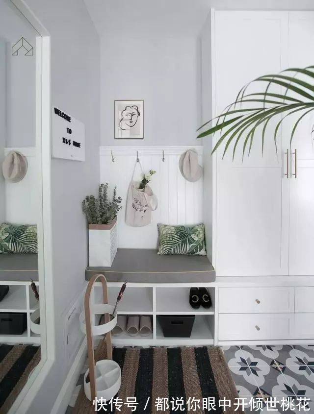 鞋凳|小户型玄关这样设计，收纳美观两不误！小空间也要精心设计！