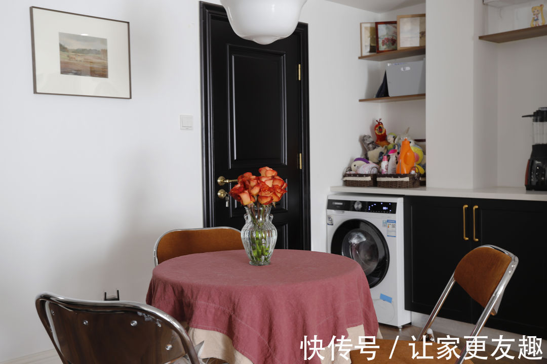 业主|户型特别的77m2小家改造复古风格