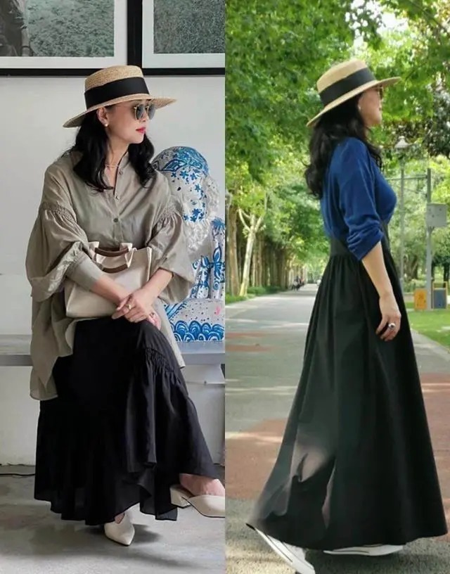 搭配|30、40岁的女人,怎么穿“深色”才不显老气?详细的搭配技巧奉上