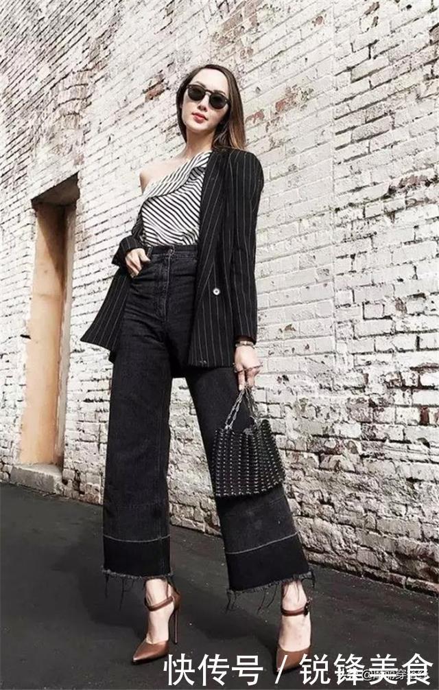 又到阔腿裤表演时刻，这9套搭配，洋气时髦有内涵