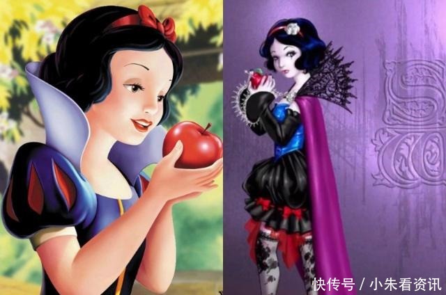 妖娆|当迪士尼公主变身吸血鬼，艾莎画风妖娆，梅莉达公主侧脸太美艳