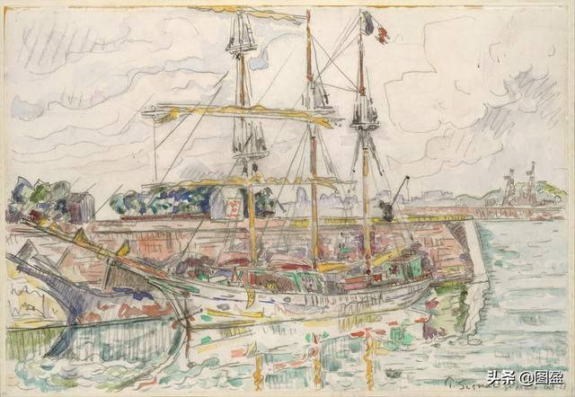 印象派|西尼亚克法国新印象派画家,曾与修拉合作,帮助了印象派的发展