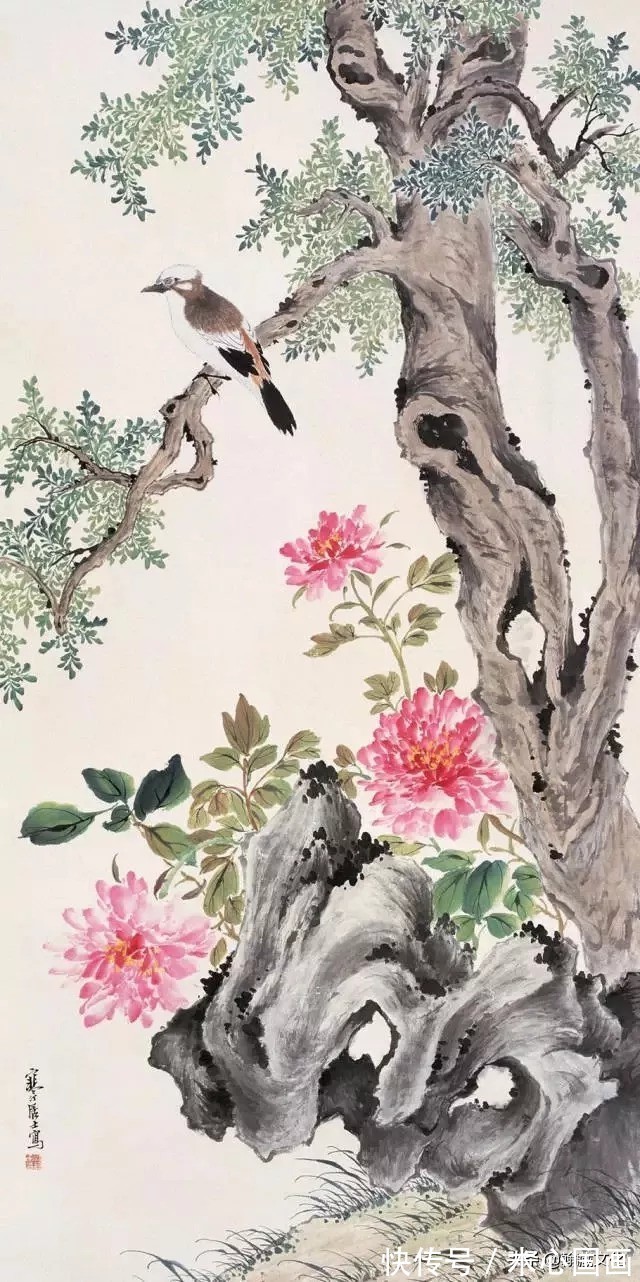 任伯年&江寒汀先生小写意花鸟画欣赏(一)