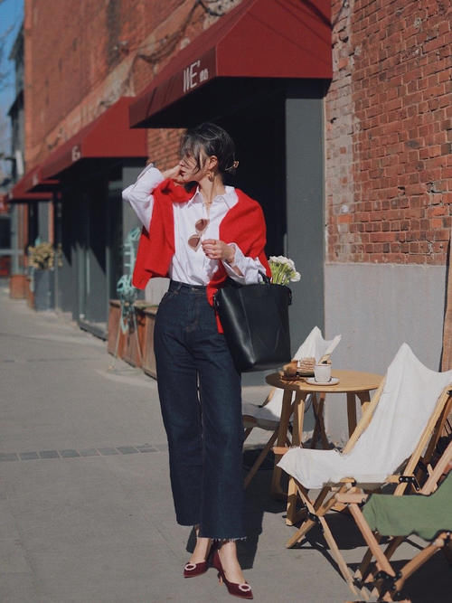 适合职场穿的“衬衣”穿搭灵感：学会这几种“法式”搭配法