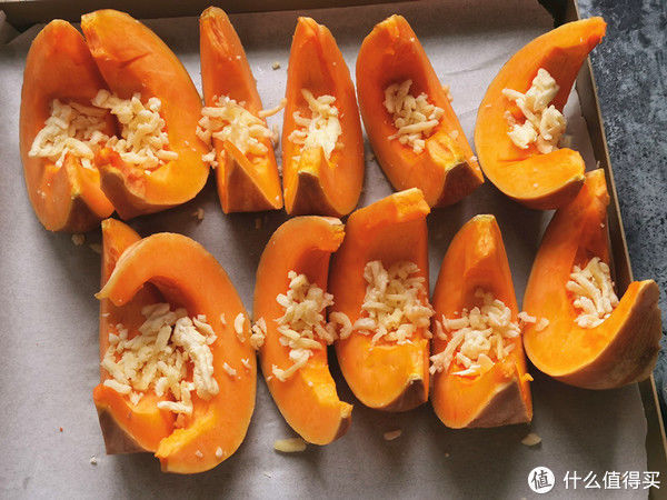 芝士烤南瓜，香甜软糯制作零难度，简直不要太好吃