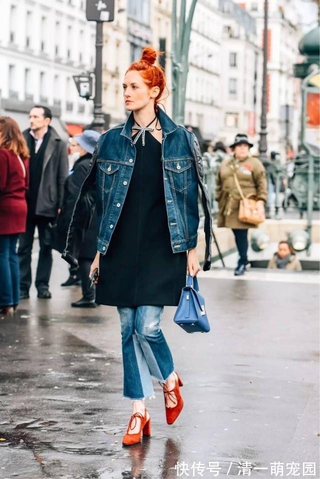 牛仔服 人手一件的“牛仔外套”,怎么穿才好看?这两个时髦穿法很流行