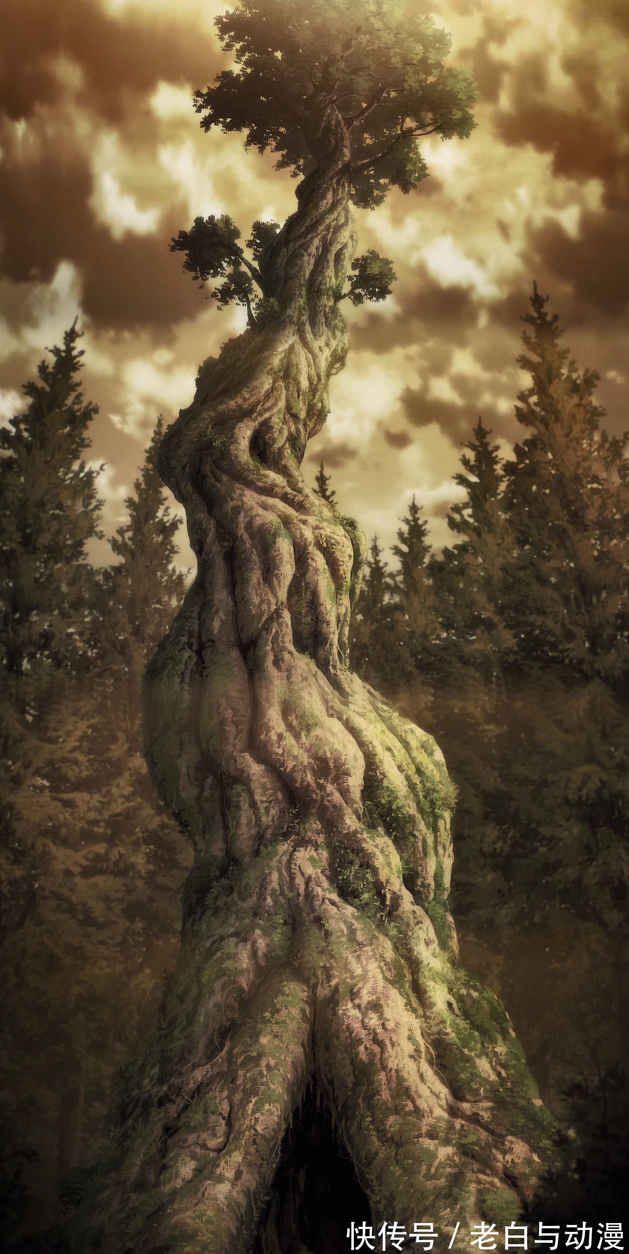 始祖巨人|巨人最终季:巨人之力会轮回,死后千年化身巨树,等待闯入者