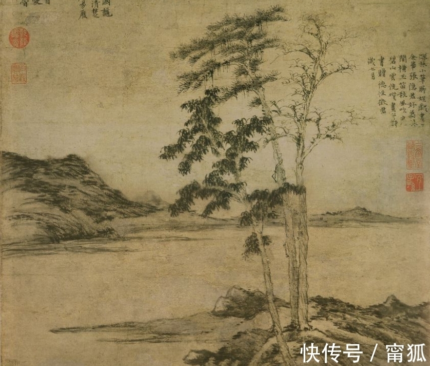 山水画@难以企及的元四家,在元朝压迫政策下选择隐居,山水画成后世经典