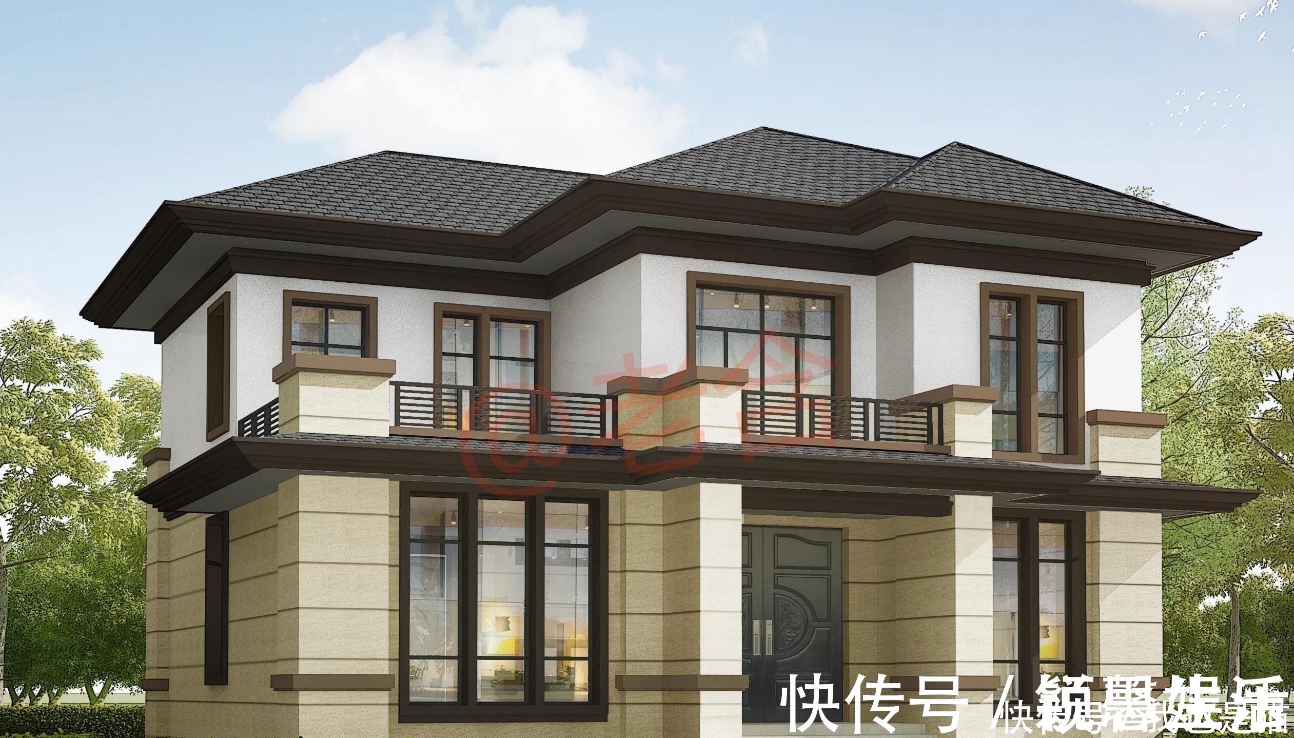 大姐|百里挑2,大姑选欧式自建房,小姑选新中式,谁的好看,喜欢收藏