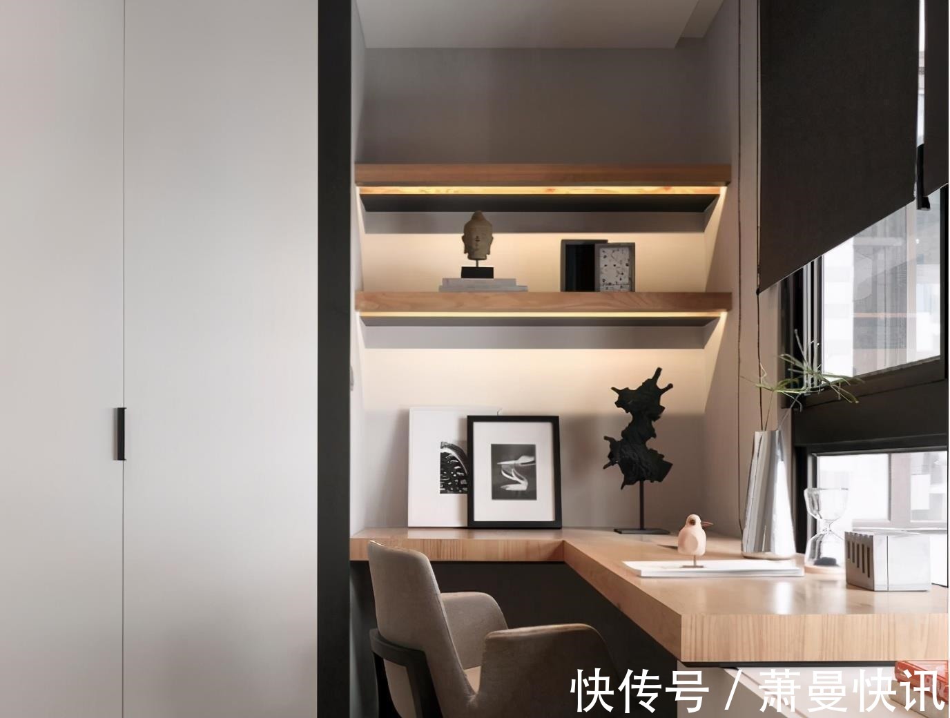 性冷淡|现代标准空间,灰度空间搭配清玻墙面,令人意犹未竟的性冷淡风