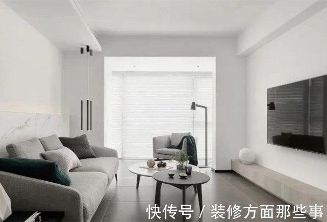 家具|89平现代风三居室以黑白灰的基调精心营造一处舒适的精神堡垒