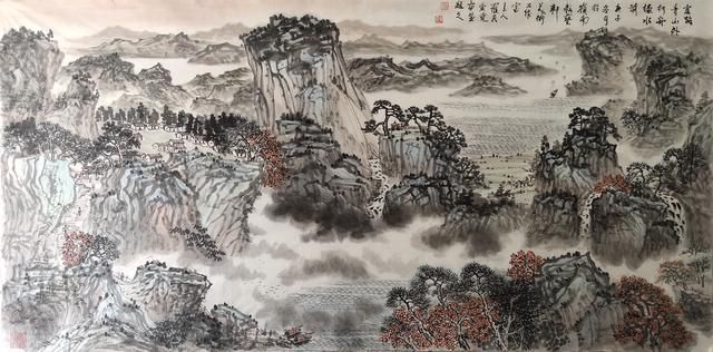 罗金尧|“学艺先学毅”，他执教佛山22年，苦攻国画得山水造化｜feng味佛山