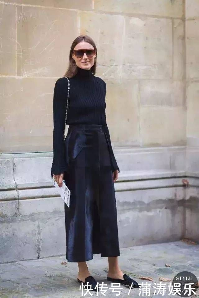 脖子短不能穿高领7种不同搭法教给你,内搭有它就够了