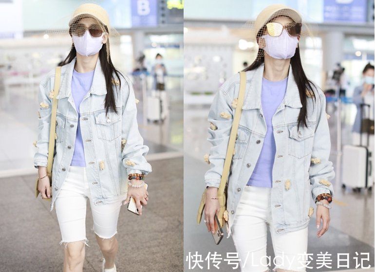 浅蓝色|休闲时髦类单品就选择牛仔外套，款式经典且有魅力，搭配不重样