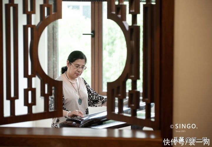 别墅|300㎡新中式实景的“方圆人生”，对称式别墅显中式传承
