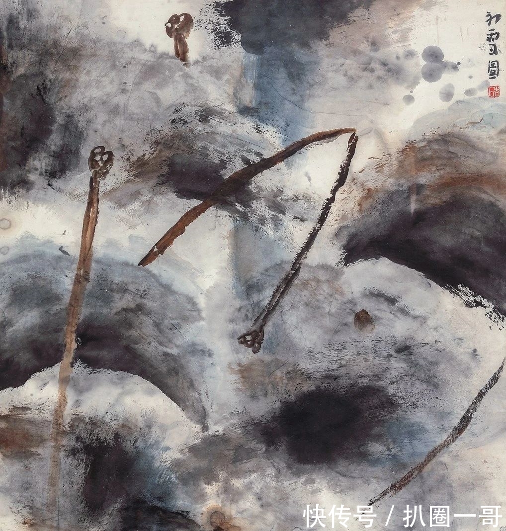 八大山人|「津门网」李老十的绘画大多是一些残荷败柳,有八大山人的画意