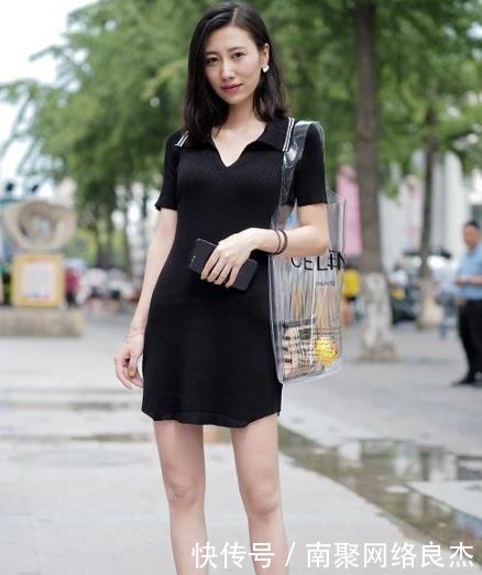 街拍:街上美女的腿都又细又直,堪比“超模”,真是让人爱慕!