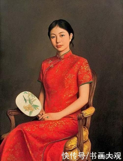 旗袍!油画中的旗袍女子风情万种艺术大观美术专题作品欣赏