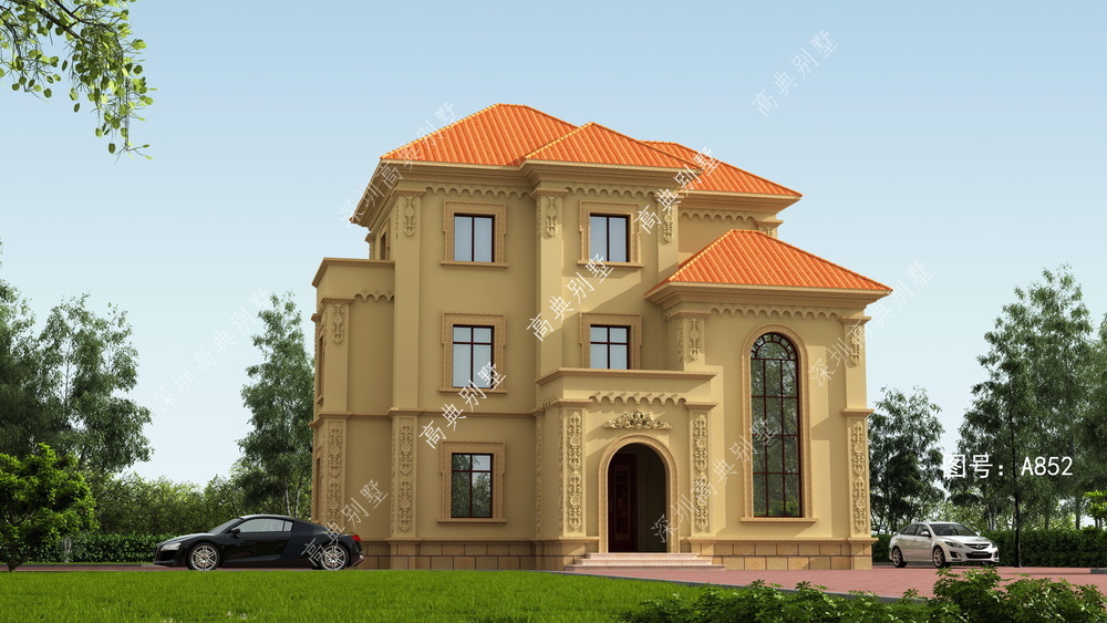 公共卫生间|这款三层欧式别墅建一栋,城里房子多少套,都不如这套。