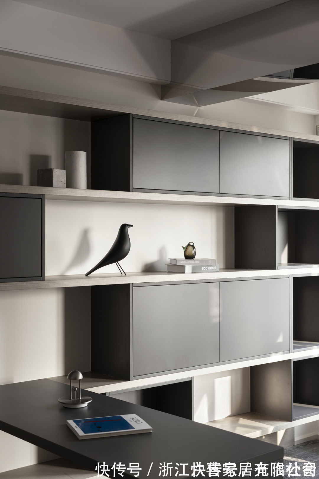 书房|精装房改造90㎡的自然品质的物质家园丨少即是多，简洁其实也等于充满细节