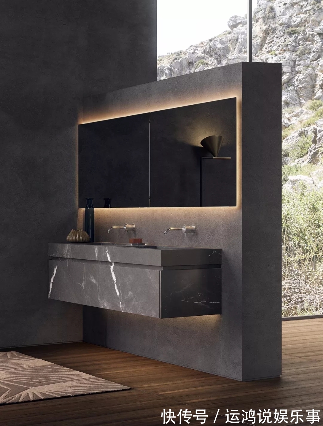 案例|20张卫生间洗手盆设计案例，都很漂亮，总有一款你喜欢的！