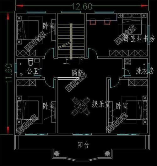 楼房图|适合老家建的三十万左右二层楼房图,配色清新雅致,来看看