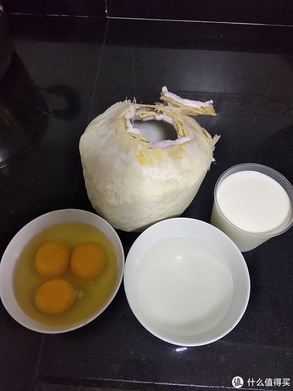 过年在家也能做的简单糖水炖品-椰子奶炖蛋